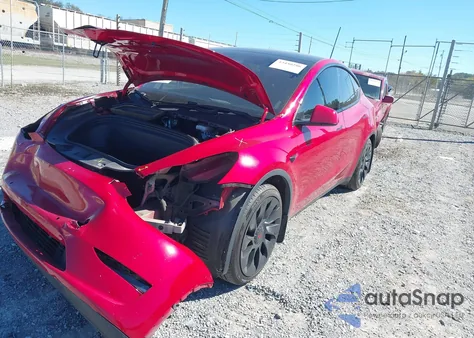 2020 Tesla Model Y Long Range Dual Motor All-Wheel Drive/Performance Dual Motor All-Wheel Drive из США, поврежденный, VIN 5YJYGDEF6LF003719